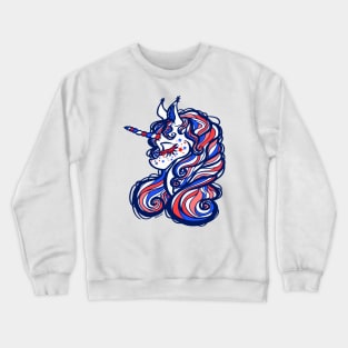 Star Spangled Unicorn Crewneck Sweatshirt